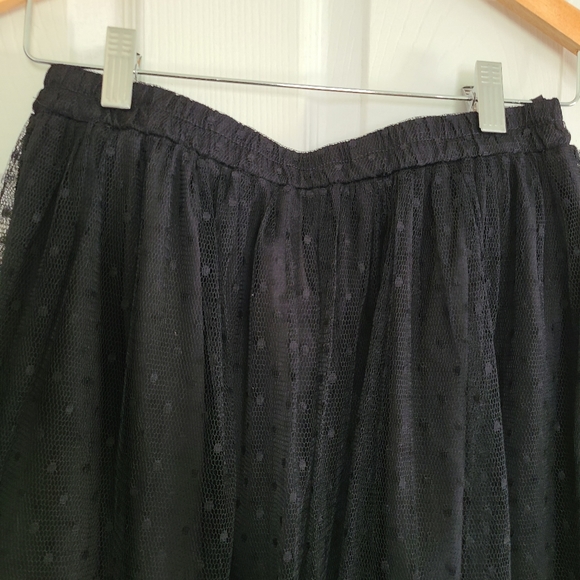 NWT REDValentino Point D'Esprit tulle skirt with elastic waistband - Picture 3 of 4